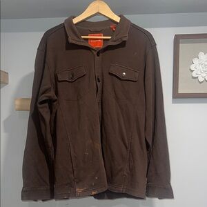 Men's Tommy Bahama vintage‎ 100% cotton brown jacket
